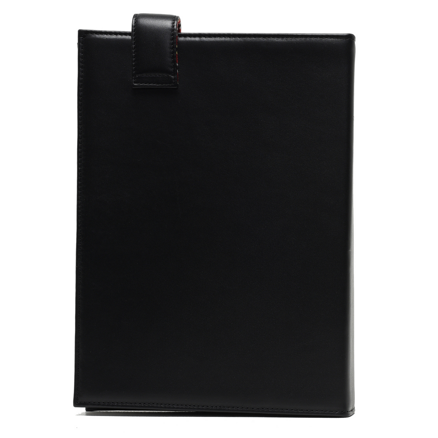 Black Leather Hard Notebook Cover