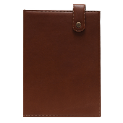 Brown Leather Hard Notebook Cover